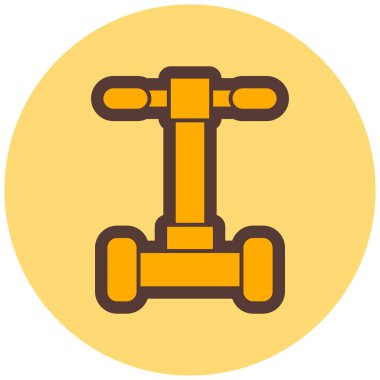 Scooter vektör simgesinin gösterimi 