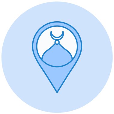 İğne. Web simgesi basit illüstrasyon