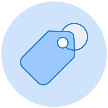 Etiket. Web simgesi basit illüstrasyon