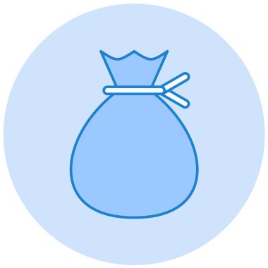 Çuval. Web simgesi basit illüstrasyon