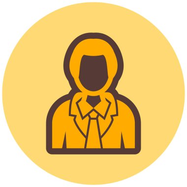 avatar. Web simgesi basit illüstrasyon