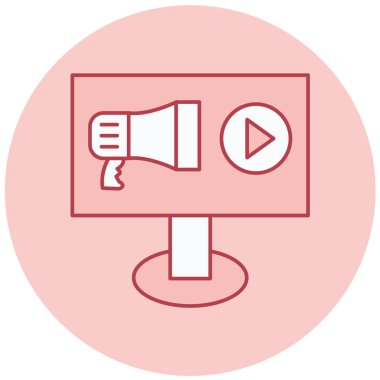 seo modern simgesinin vektör illüstrasyonu