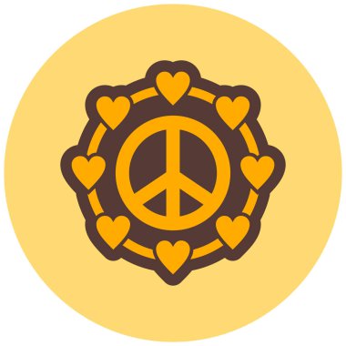 Kalp. Web simgesi basit tasarım