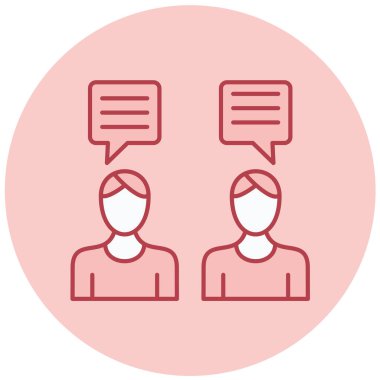 İnsanlar. Web simgesi basit illüstrasyon