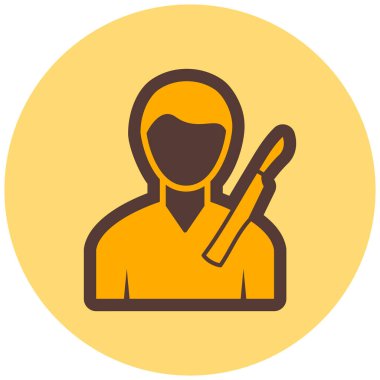 iş adamı simgesi vektör illüstrasyonu