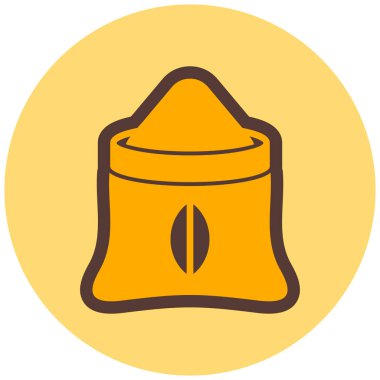 Çanta. Web simgesi basit illüstrasyon