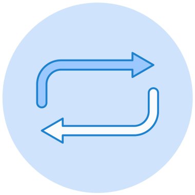 Ok. Web simgesi basit illüstrasyon