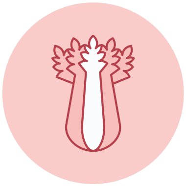 bitki simgesi, basit tasarım vektör çizimi