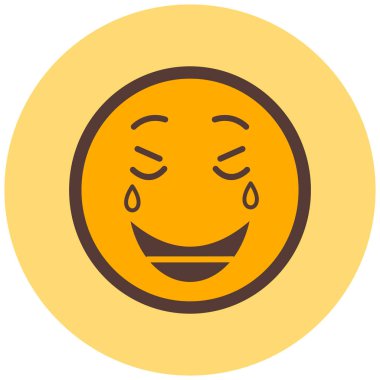 emoji. Web simgesi basit illüstrasyon