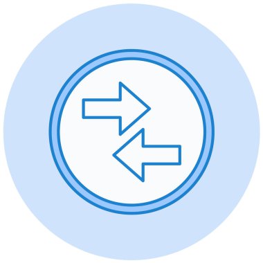 yön modern ikon vektör illüstrasyonu