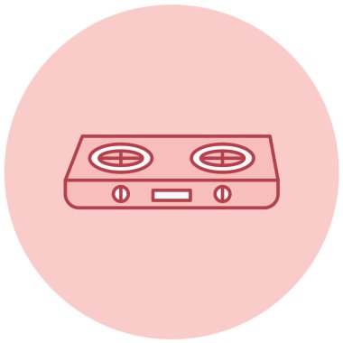 Fırın. Web simgesi basit illüstrasyon