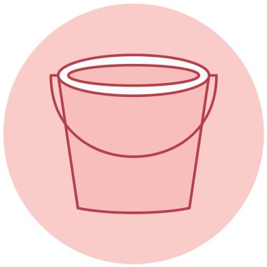 Kova. Web simgesi basit tasarım