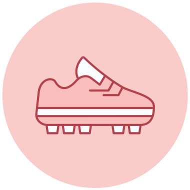 Spor ayakkabı. Web simgesi basit illüstrasyon