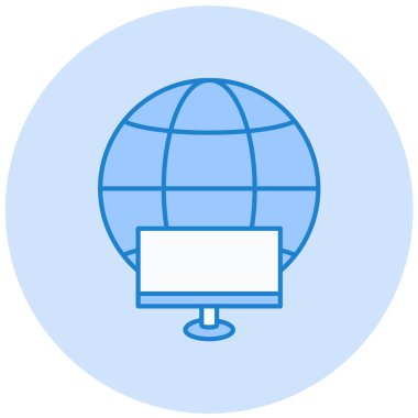 küresel ağ. Web simgesi