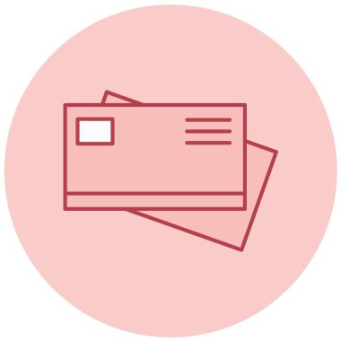 Kart simge vektör çizim