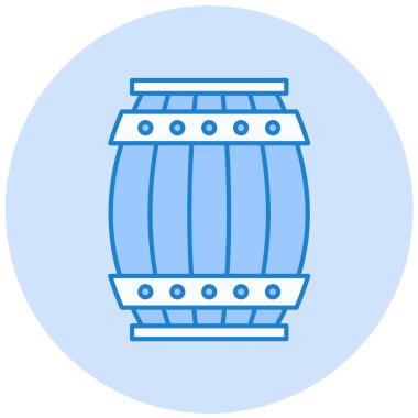 Şarap fıçısı. Web simgesi