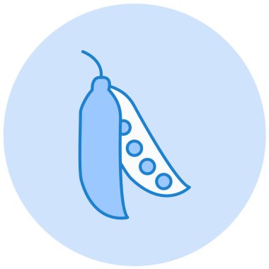 Bir kırmızı biber simgesinin vektör çizimi