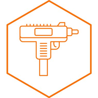 Uzi simgesinin vektör illüstrasyonu