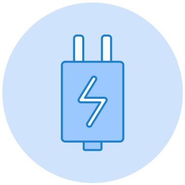 güç dolgu vektör simgesi