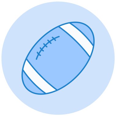 Ragbi topu. Web simgesi