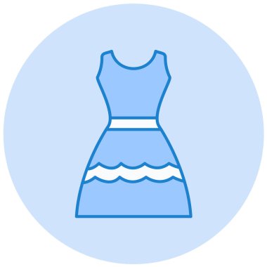 Elbise. Web simgesi basit illüstrasyon