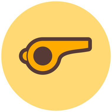 Islık. Web simgesi basit illüstrasyon