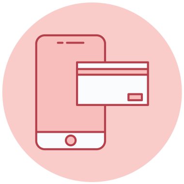 Telefon ve kredi kartı. Basit tasarım