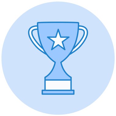 kupa simgesi vektör illüstrasyonu