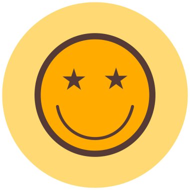 emoji. Web simgesi basit illüstrasyon