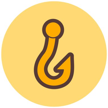 Kanca. Web simgesi basit illüstrasyon