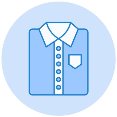 Gömlek. Web simgesi basit illüstrasyon