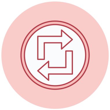 ok simgesinin vektör illüstrasyonu