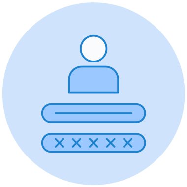 İnsan simgesinin vektör illüstrasyonu