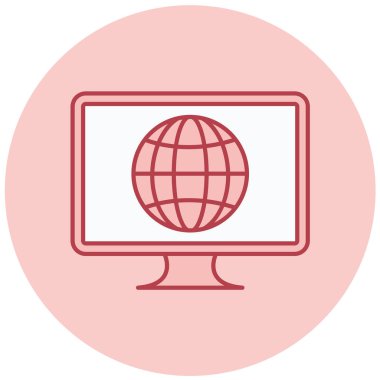 genel internet vektör simgesi, illüstrasyon