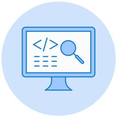 Düz vektör simgesi kodlanıyor