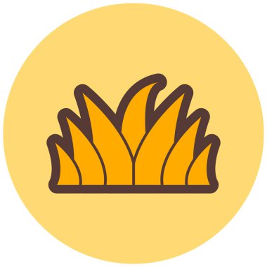 pirinç. Web simgesi basit illüstrasyon