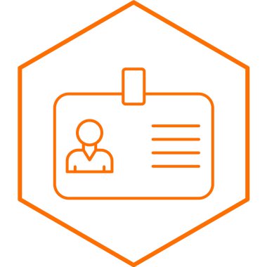 Üyelik simgesi. düz tasarım biçimi 