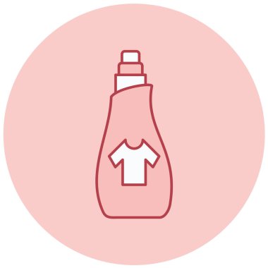 Çamaşır. Web simgesi basit illüstrasyon