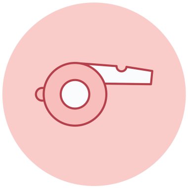 Islık. Web simgesi basit illüstrasyon