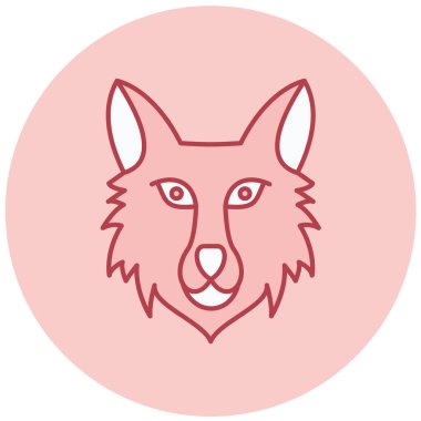 Kurt. Web simgesi basit illüstrasyon