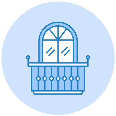 Ev. Web simgesi basit illüstrasyon