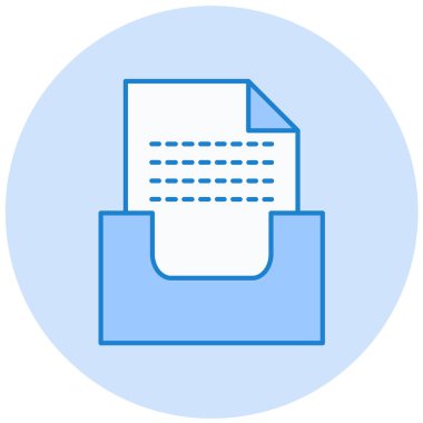 dosya belgesi. Basit resimleme