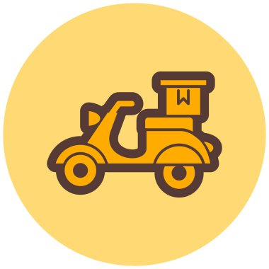 Kamyon. Web simgesi basit illüstrasyon