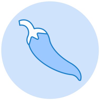 Chili Pepper. Basit illüstrasyon