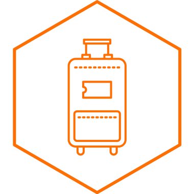 Bagaj simge vektör çizim