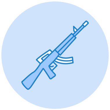 Silah. Web simgesi basit illüstrasyon