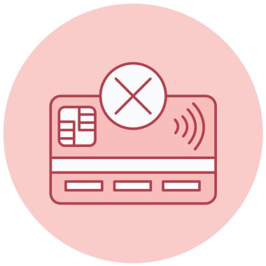 Kredi kartı vektör simgesi