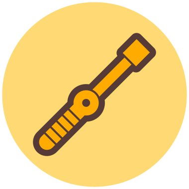 Modern oto tamir simgesinin vektör illüstrasyonu