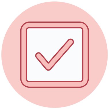 işaret simgesini işaretle, vektör illüstrasyonu