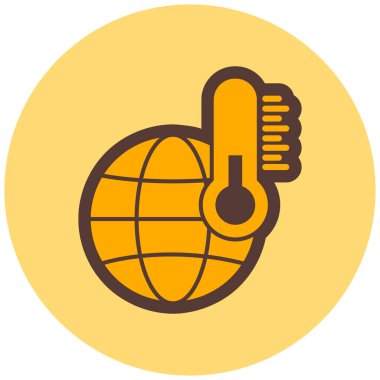 Toprak. Web simgesi basit illüstrasyon